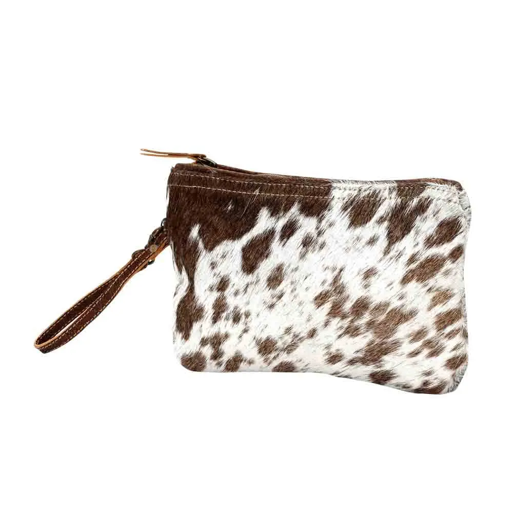 Women's Western Cowgirl Clutch, Hair-On Cow Hide and Genuine Leather Wristlet with Zipper and Strap, Wrist Strap, Clutch Women's Clutches & Wristlets