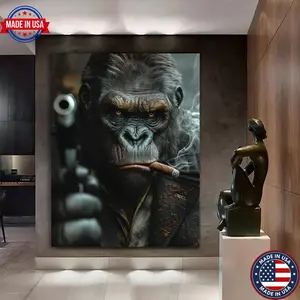 Gorilla gangster Poster - Gifr for Friends
