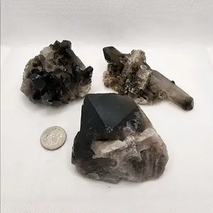 Smoky Quartz Cluster Video Pick 1pc