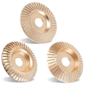 3Pcs Universal Woodworking Sanding Grinding Wheel, 100*16mm High Speed Forming Disc, Household Industrial Wood Processing Tools
