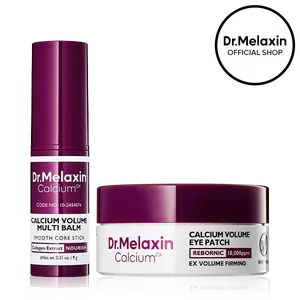 [Dr.Melaxin Official] Calcium Volume Multi Balm+Eye Patch 60ea Korean Skin Care Cosmetics with Collagen Extract Elasticity Skin Repair