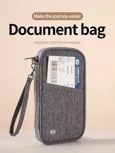 Multifunctional Travel Anti-Theft Passport Holder, Passport Cover, Passport Wallet, Handheld Document Organizer, Coin Purse, Durable & Secure Design, Ideal for International Trips, Travel Essentials, Travel Accessories