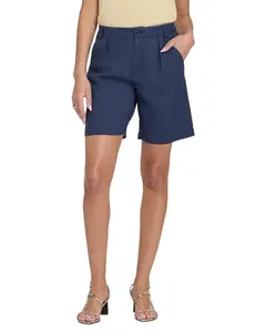 NYDJ Short Oxford Navy Short