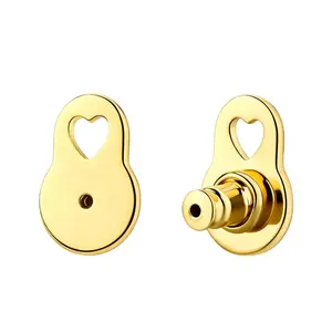 Earring Lifters Earring Backs for Droopy Ears 14K Yellow Gold Plated Lobe Lifters for Heavy Earrings for Women  - Comfortable Backings for Studs Fashion Jewelry Accessories Replacements Locking Ear Supports