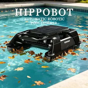 Pool Vacuum - Solar Robotic Pool Skimmer for Above Ground Pools, Cordless Auto Cleaner, 24/7 Continuous Cleaning, Solar & Battery Dual Charge, 3-Hour Runtime, Smart Sensors, AI Navigation, Obstacle Avoidance, 5L Capacity #SummerWins #DealsForYouDays