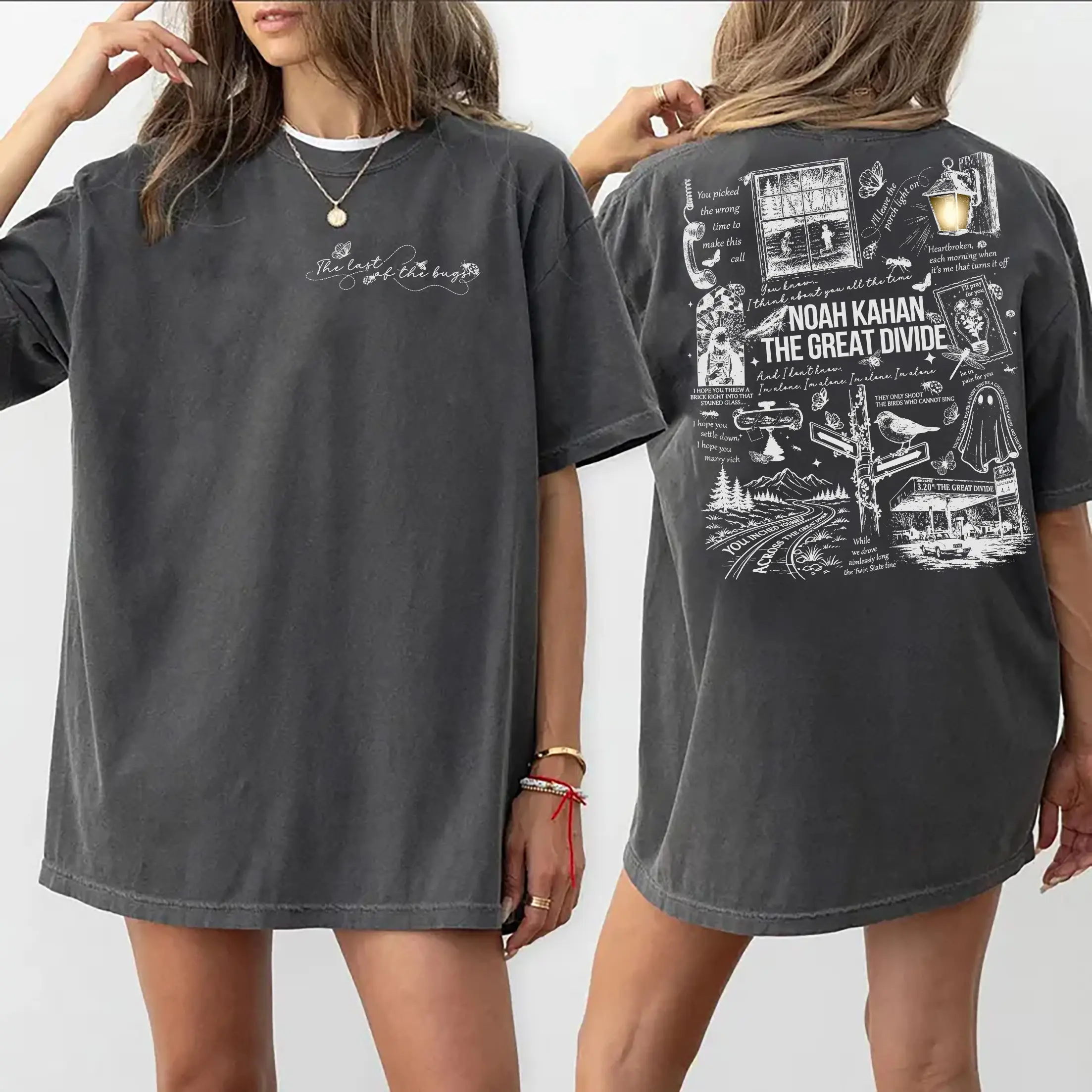 Vintage Noah Kahann Shirt, Indie Folk Concert 2-sided Shirt, Retro The Divide NK Tee, Unisex Country Music Shirt Gift for Fan
