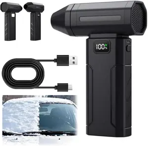 【SummerVibes】Electric Compressed Air Duster Cordless Blower 6 Gear Adjustable Super Power Turbo Fan Fast Charging Portable Dust Cleaner for Computer Keyboard Car Home Outdoor Cleaning