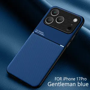 Leather Texture Magnet Case For iphone 17 15 14 13 11 12 16 Pro Max Mini Plus 17 Air Magnetic Cover For iphone 17 Pro Max Case