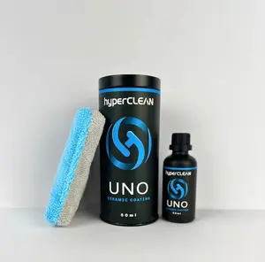 hyperCLEAN UNO Ceramic Coating - 1-Year Protection with Deep Gloss & Slickness - Easy Installation - Durable UV & Environmental Fallout Protection - 50ml