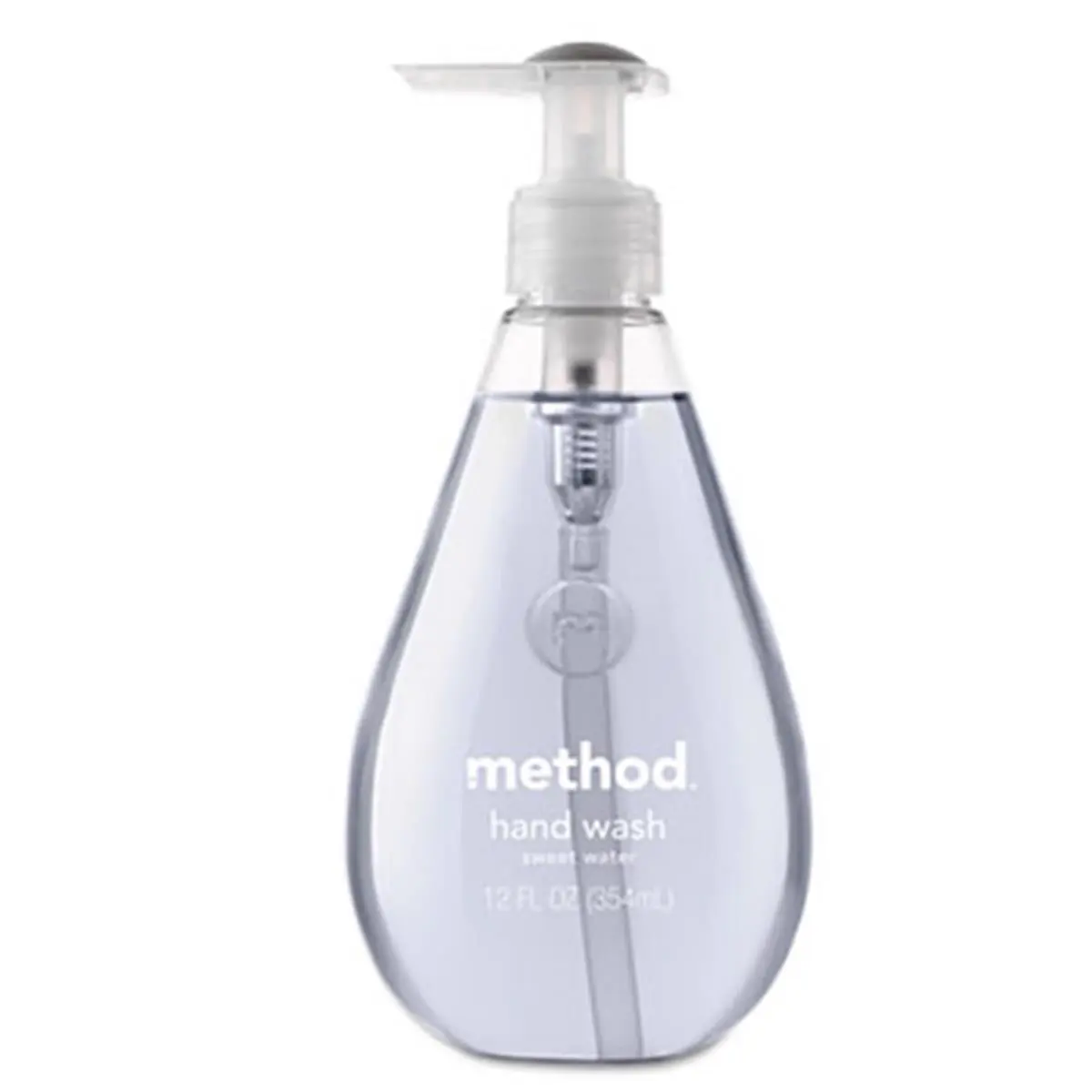 METHOD BODY Liquid Hand Soap, Sweet Water Scent, Soothing Natural Formula with Aloe & Vitamin E for Outdoor Personal Care, 12 oz Bottle, Gentle Care, Adults, Daily Care