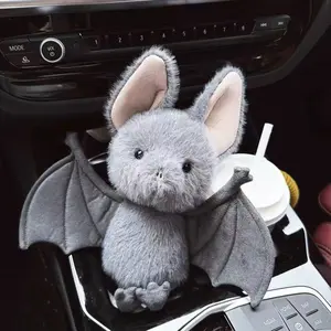 Cute Halloween Bat Pig Plush Toy, Fun Dorm Room Gift for Girls, Quirky Stuffed Animal, Soft Stuffed Animals, Soft Cuddly Gift, Perfect for Holiday Decorations