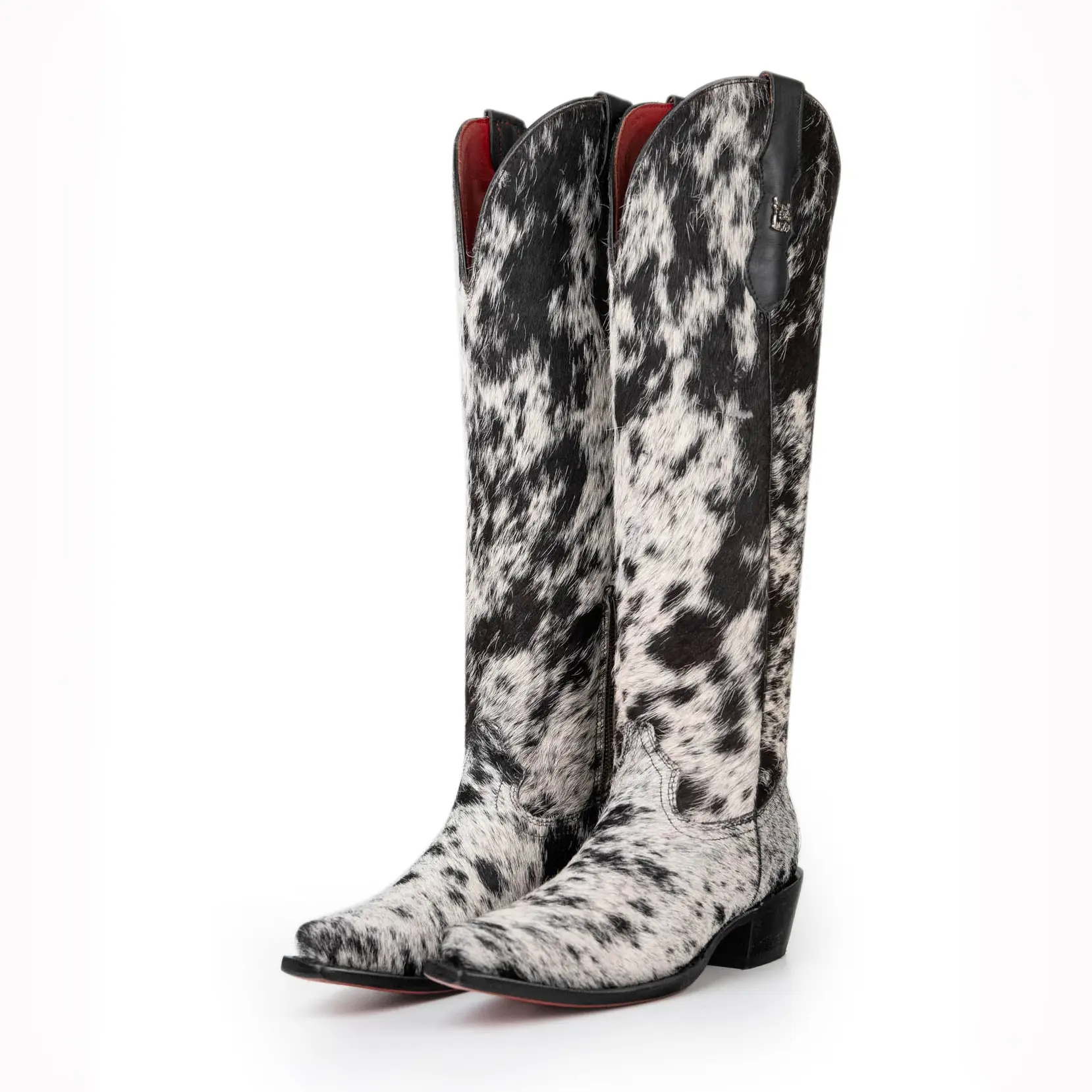 New leopard print imitation horsehair knight boots Everyday Footwear western cowboy boots