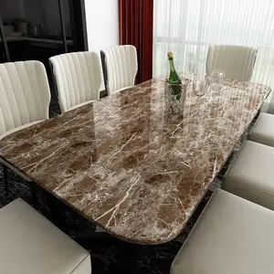 Marble Countertop Contact Paper, Peel & Stick Waterproof Removable Adhesive Vinyl Wrap, Renter Friendly Self-Adhesive PVC Cover for Kitchen & Tables, Marble Backsplash Wallpaper, Marble Pattern Wallpaper, Marble Wallpaper Roll