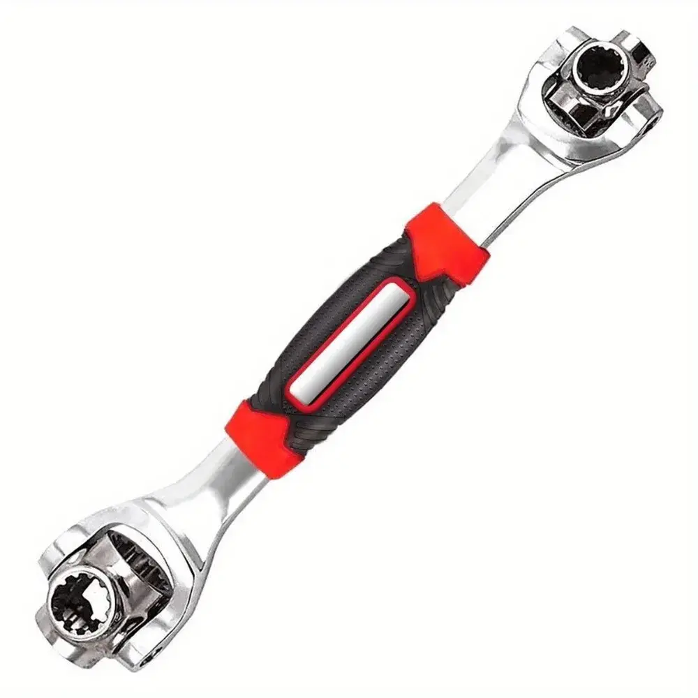 Universal Wrench 48 in 1 Socket Wrench Multifunction Wrench Tool with 360 Degree Rotating Head, Spanner Tool for Home Bicycle Car Repair