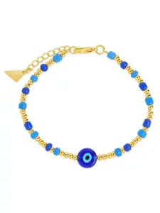 Sibyl Enamel Evil Eye Bead Bracelet