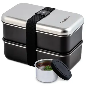 Modaniam Phoenix Stainless Steel Bento Box, Portable Metal Bento Box, Lunch Containers , Korean, Japanese and all kinds of food.