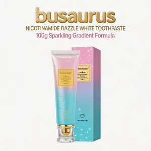 Luxury Niacinamide Oral Toothpaste - Brightening, Gentle Stain Removal, Tartar Control for Sensitive Teeth, Moisturizing, Refreshing Mint Fragrance, Rich Foam, 100g, Stylish Design