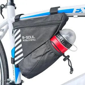 Bike Frame Bag, Bicycle Front Tube Bag, Bicycle Handlebar Bag, Bicycle Accessories for Mountain Bike, Road Bike, Outdoor Cycling Accessories