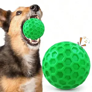 Durable Chew Toy for Biting Dogs, Sound Ball for Small Medium Dogs, Fun Durable Dog Squeaky Toy, Perfect for Chewing Dogs, Interactive Training Ball