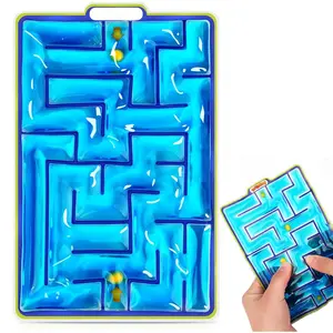 Sensory Fidget Marble Maze - Fidget Boards Gel Filled Sensory Items Gifts, Decompression Squeeze