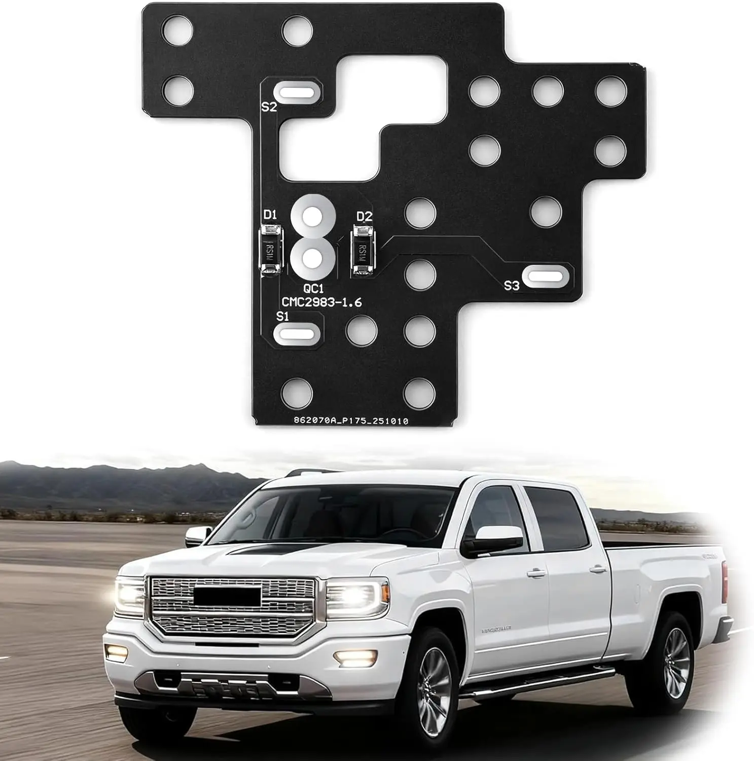 6 High Mod All Lights On Module | High/Low Beam & DRL Simultaneous Lighting For 2003-2007 Silverado & Sierra 1500/2500/3500 Classic
