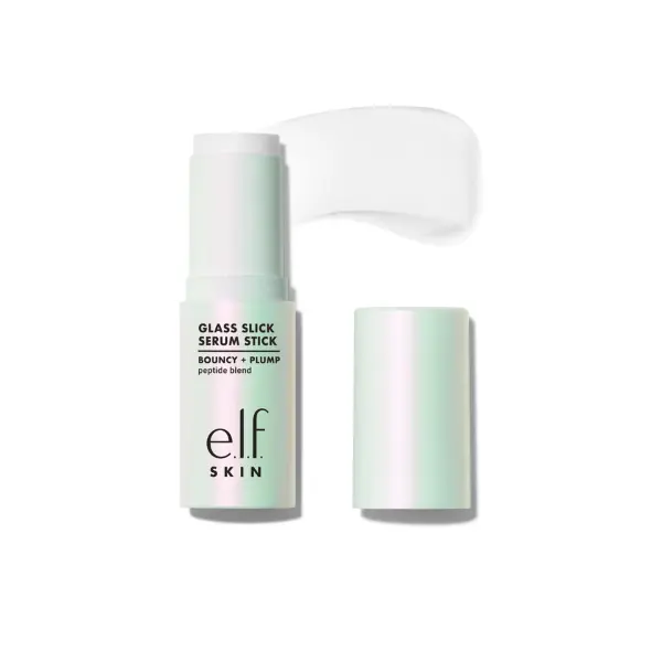 e.l.f. Glass Slick Serum Stick - Peptide Blend for Plump & Smooth Skin - Watery Balm Formula for Glassy Finish