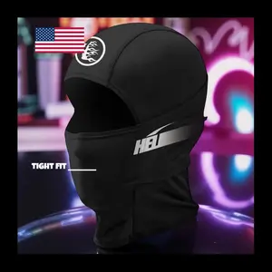 HellVStar Black Ski Mask Face Mask Balaclava Premium One Size Uni Sex