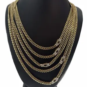 14KT Gold Monaco Chain 5mm - Stylish and Durable