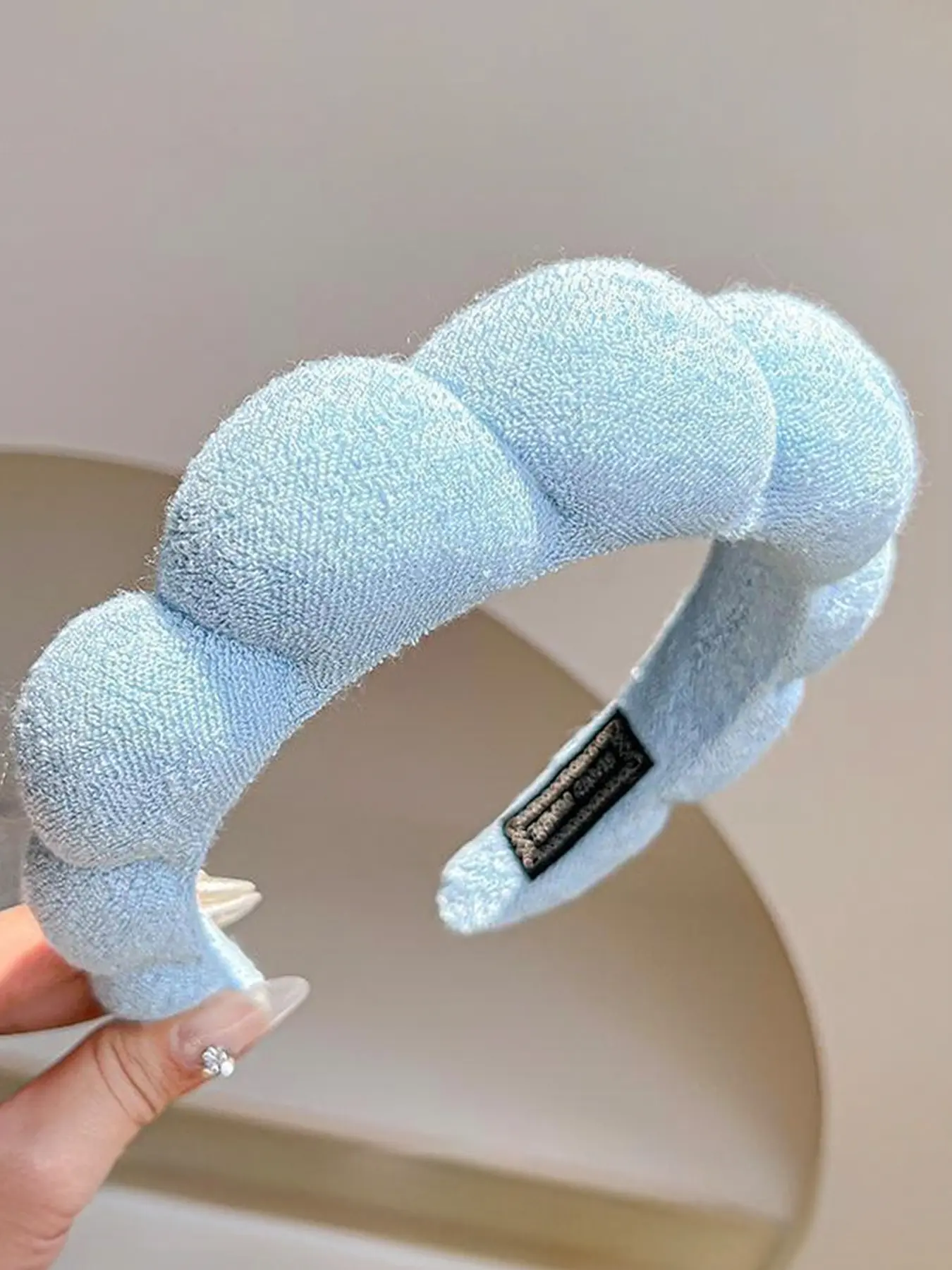 Women's cloud shaped headband, simple and cute Soft headband, hair compression and washing headband, makeup, shower, bath hair compression headband, home good item, daily casual hair accessories, Headbands Women