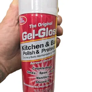 The Original Gel-Gloss Household Stone Polish and Protector for Countertops, Granite, Spas, Tubs, and Vanities - Handheld
