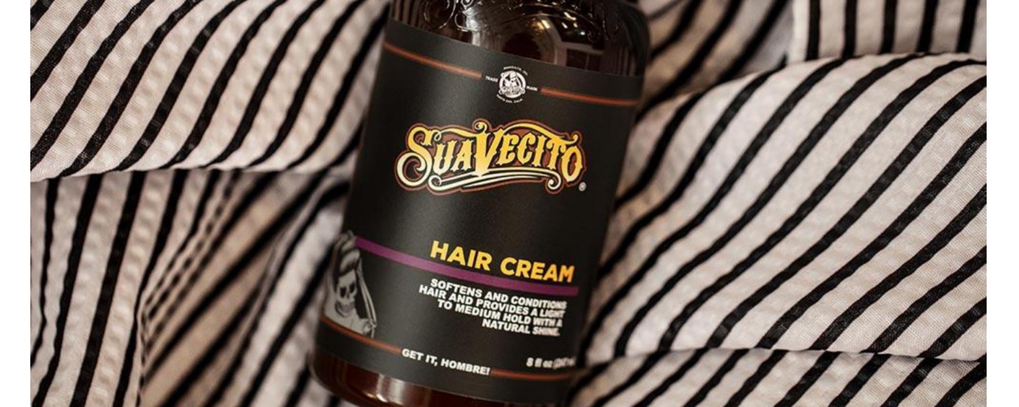 Suavecito Hair Cream - Hair Styling Cream For Men - Loose Hold + Add Healthy Shine