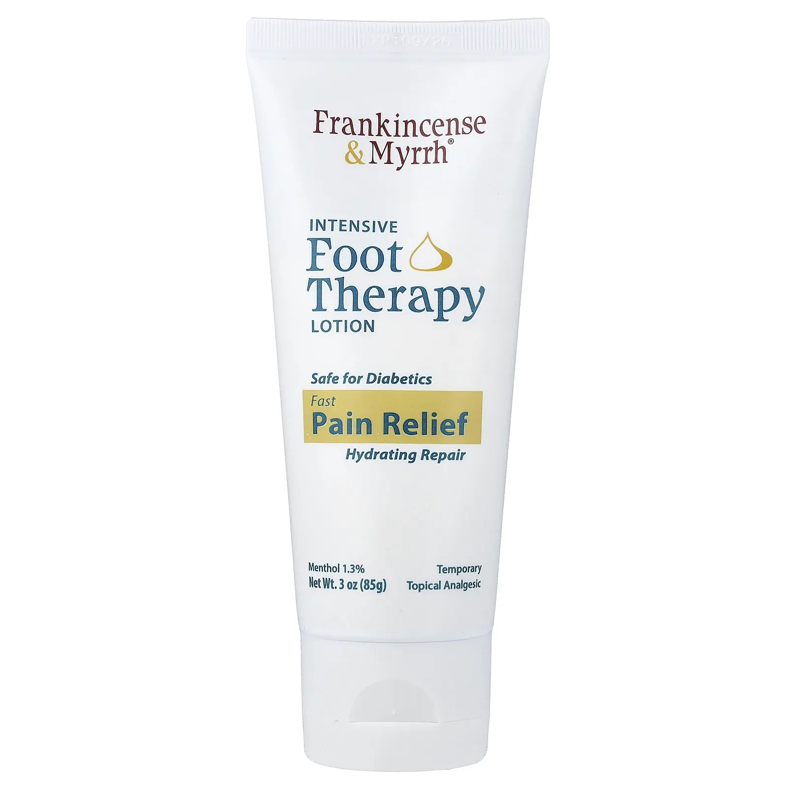 Frankincense & Myrrh Intensive Foot Therapy Lotion, 3 oz (85 g) | HSA/FSA Eligible