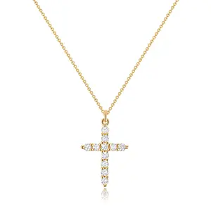 Tewiky Crown & Cross Pendant Choker Necklace for Women & Men For Dally Party Clothing Decor Trendy All-match & Exquisite Jewelry for BlackFriday Gift Fall Outfits