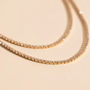 Micro Tennis Necklace