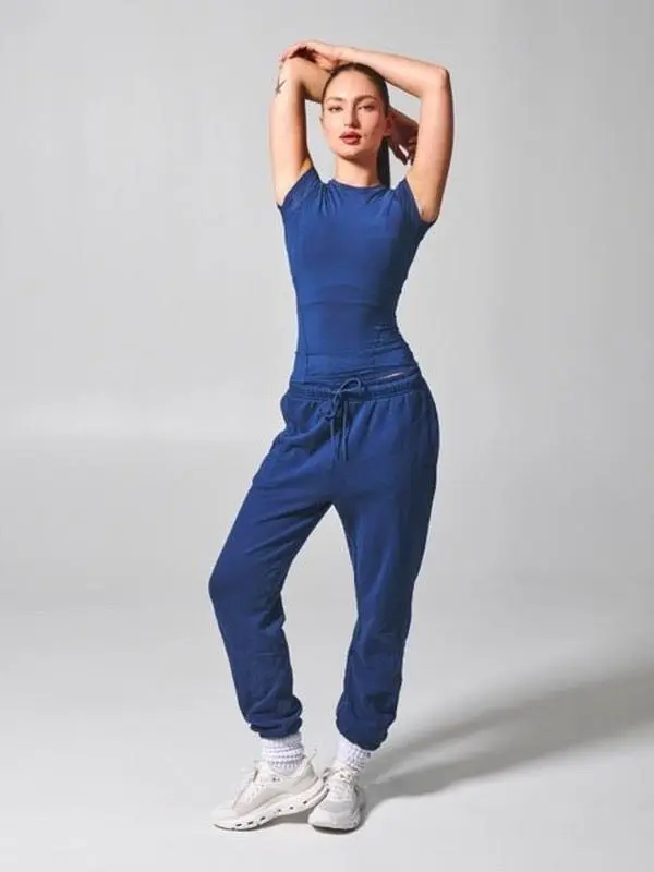 Halo Tee - Baked Blue