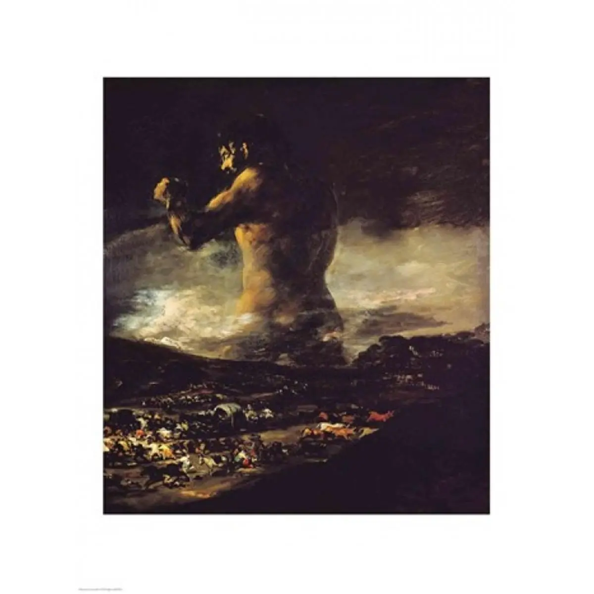 The Colossus C.1808 Poster Print by Francisco De Goya - 18 x 24 in.