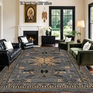 Retro Bohemian Vintage Boho Rug area carpet machine washable home decor sofa coffee table mat bedside mat kitchen study home carpet mat.