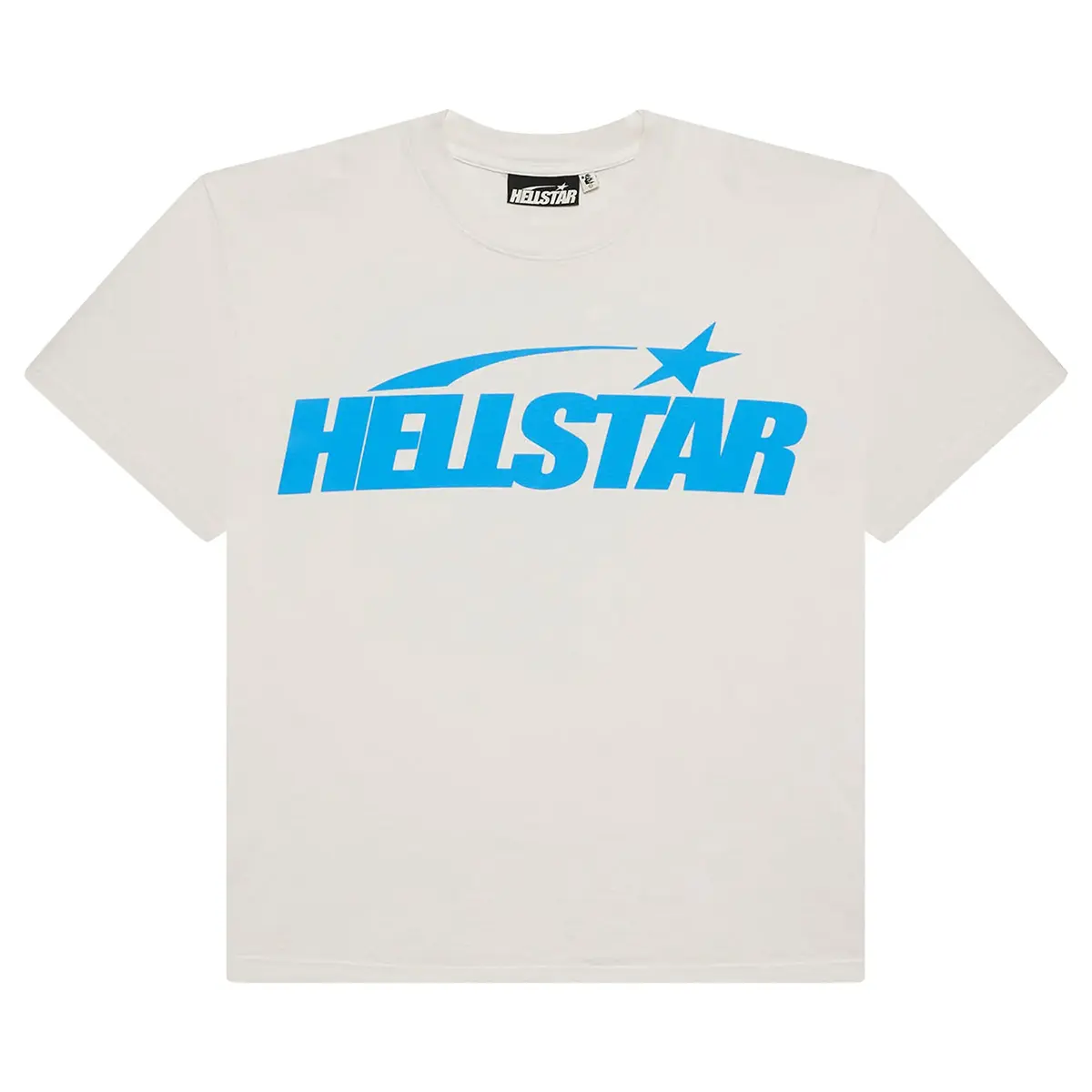 (NFC TAG 100% Authentic)  Hellstar Classic T-Shirt (Regular Print) 'White/Blue'