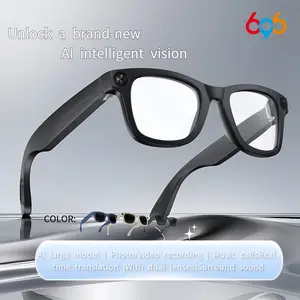 New Ai Fashion Glasses with HD Camera 3200pixel, Multifunctional Translation Eyeglasses, Replaceable Lenses, Flexible Change, Daily Use, Smart Control, Wireless, Wearable Smart Glasses, Wearable Devices