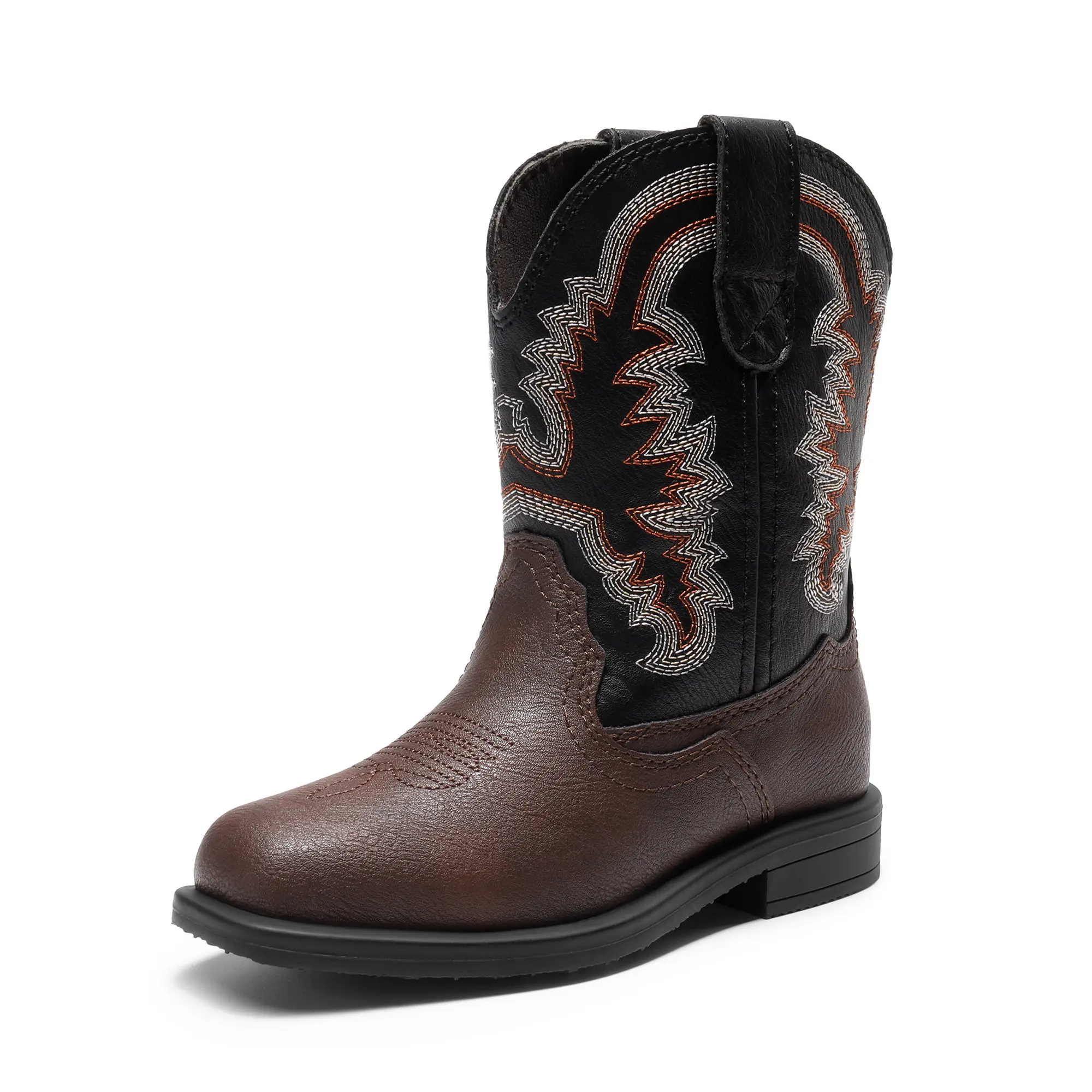 DREAM PAIRS Kids Boy's Girl's Cowboy Cowgirl Boots Little Kids Western Square Toe Riding Mid Calf Boots Fashion Western Boots For Kids DREAM PAIRS Kids Boy's Girl's Cowboy Cowgirl Boots Little Kids Western Square Toe Riding Mid Calf Boots Fashion Western Boots For Kids