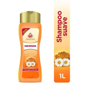 Mennen Honey & Chamomile Shampoo 1L | Shampoo de Miel y Manzanilla 1L | Soft, Clean & Fresh Hair / Cabello Suave y Fresco