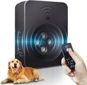 Ultimate Ultrasonic Bark Control Device for Dogs - 50ft Remote & Auto Sensor Modes | Weatherproof Anti-Bark Deterrent | Handheld Remote Training Tool | Stop Excessive Barking Humanely