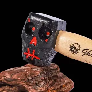 Multifunctional Creative Fun Ghost Hammer Outdoor High Carbon Steel Hammer for Home Pranks, Durable and Versatile Tool