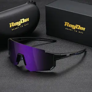 ReyDix Unisex Frameless Lightweight Sunglasses Modern Sports Sunglasses UV400