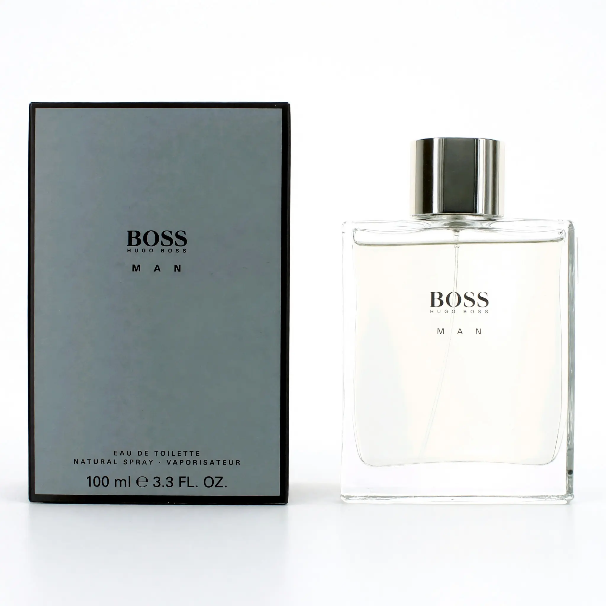 Boss Man by Hugo Boss, 3.3 oz EDT Spray for Men, Men's Cologne, Pine