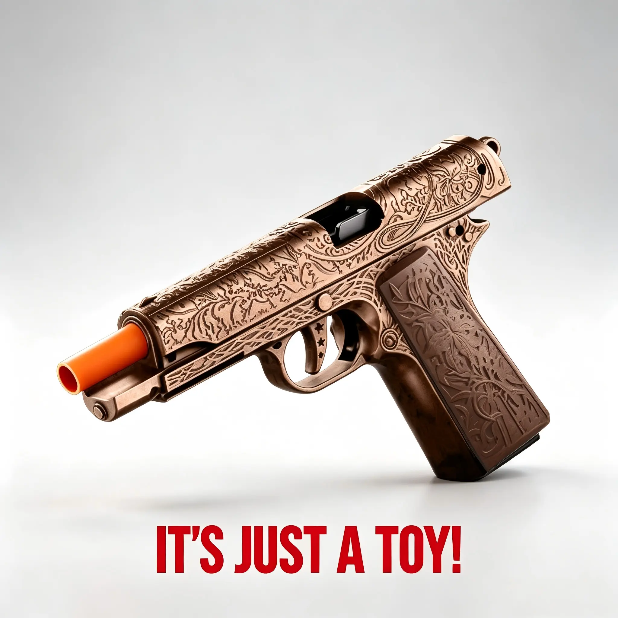 Foam dart gun with ejectable darts, manual toy, safe EVA soft darts, indoor and outdoor birthday gift for teens and boys, suitable for ages 14 and up
