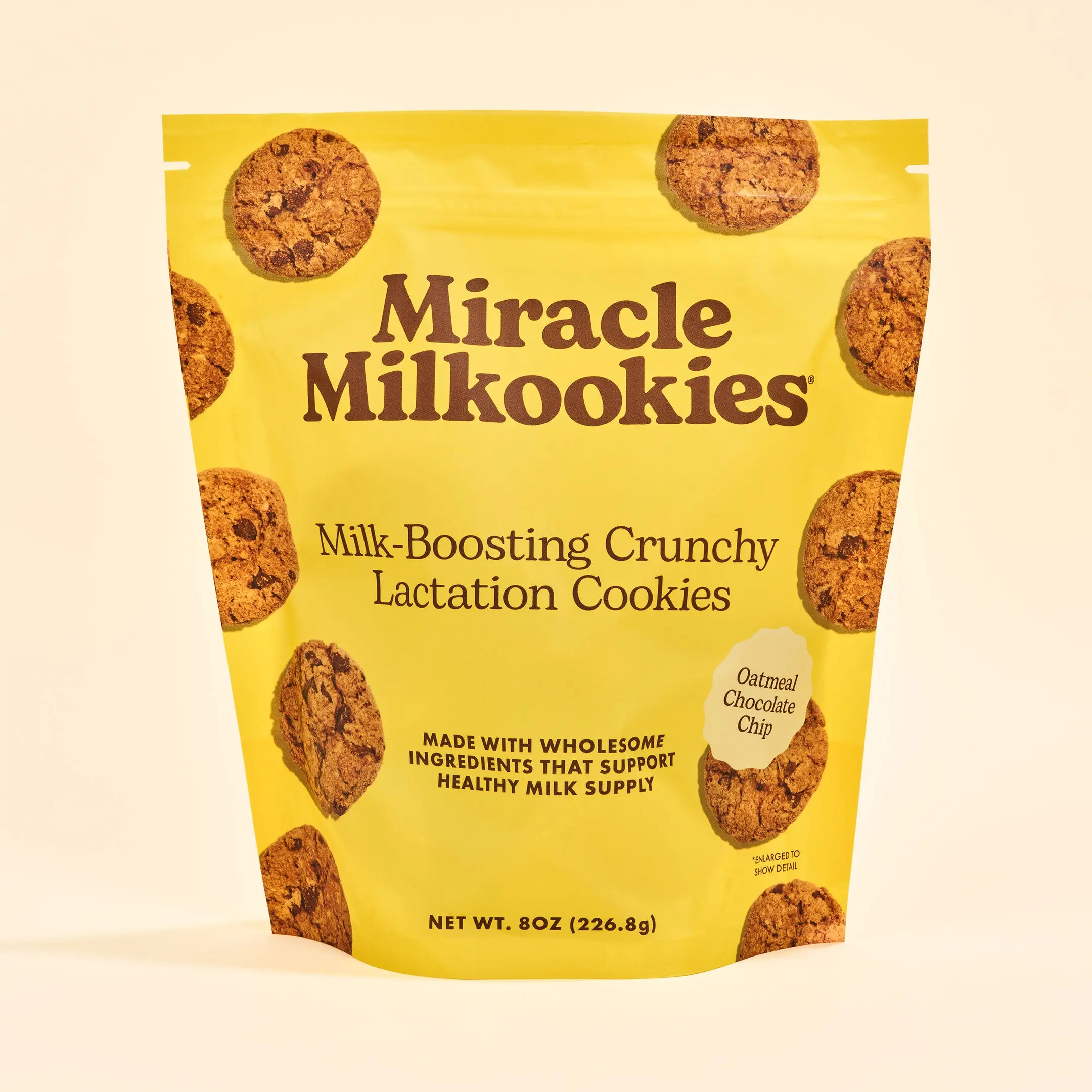 Mini Crunchy Lactation Cookies — Oatmeal Chocolate Chip