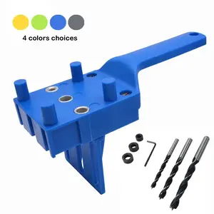 6/8/10mm Drill Bit Woodworking Dowel Jig Drilling Doweling Hole Saw Drill Guide Hole Locator