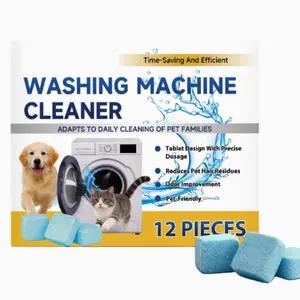 Eco-Friendly Washing Machine Cleaner, Effectively Removes Pet Odors and Hair Buildup, Keeps Your Washer Fresh and Clean, Laundry Products