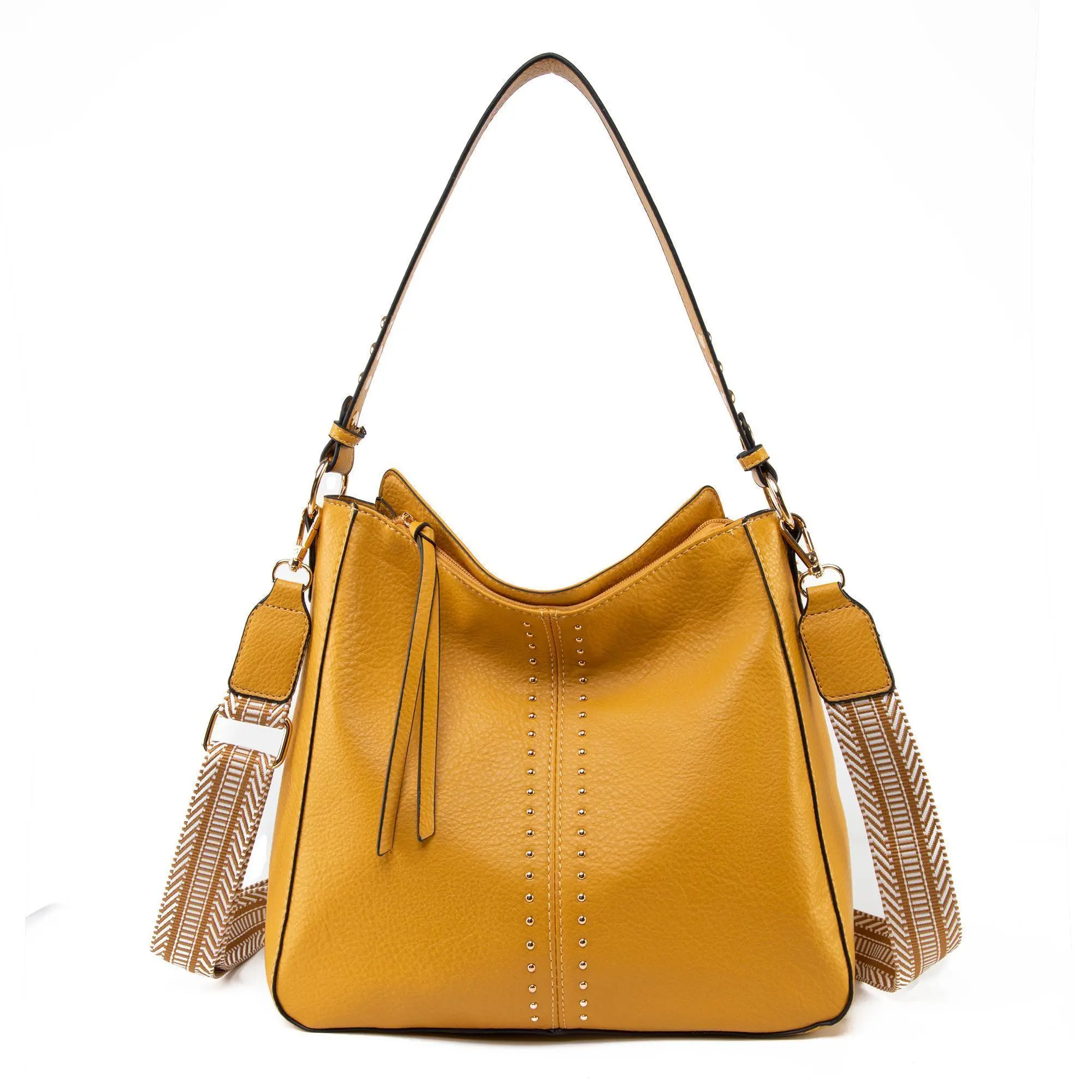 Guitar Strap-Mustard yellow